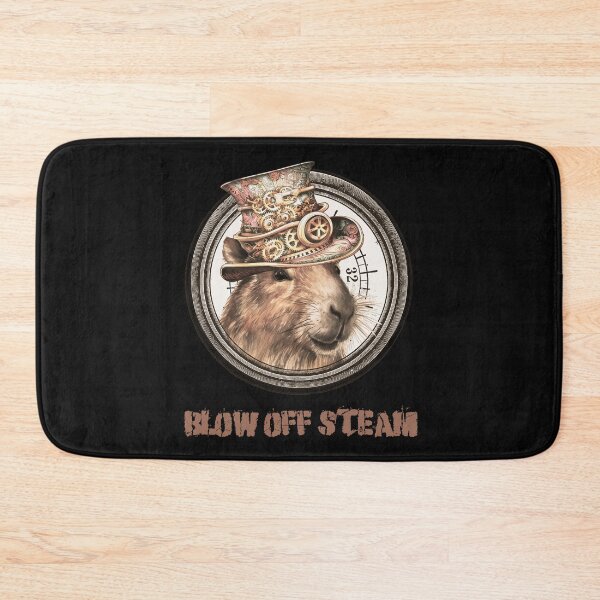 Item preview, Steampunk Capybara Blow Off Steam designed and sold by LittleMagicShop.