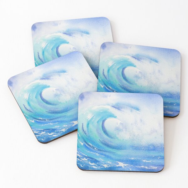 Item preview, Ocean Wave Landscape designed and sold by MonkeyBizness.