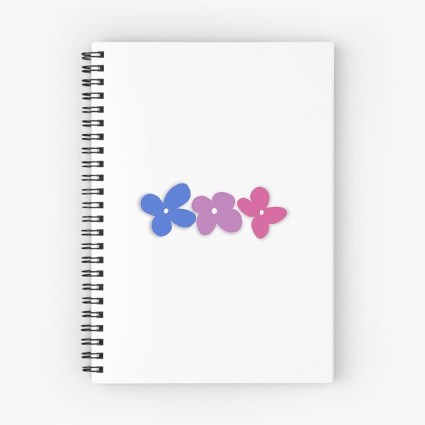 Item preview, Covert Bisexual Flag Florals designed and sold by Stickeraround.