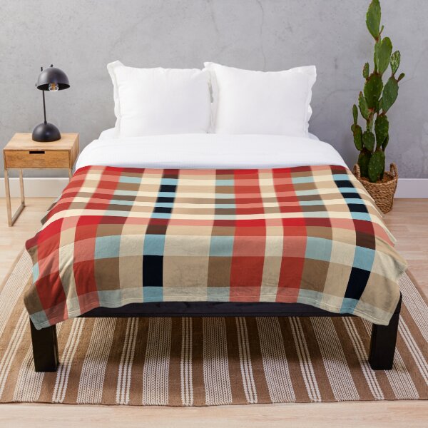 Aperçu de l'œuvre Burbarely Plaid créée et vendue par OurLittleSecret.