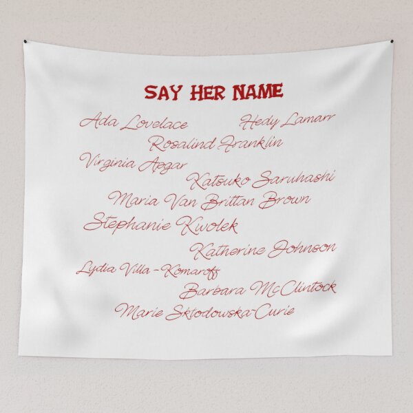 Item preview, Say Her Name designed and sold by Pika_Blue-Flames.