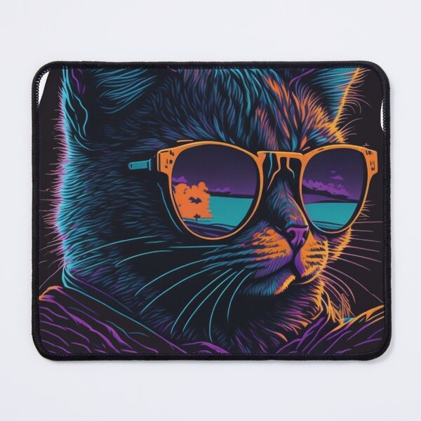 Item preview, Cyberpunk cat Sticker designed and sold by DRAGON FIRE.