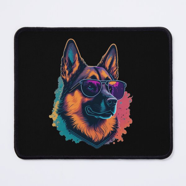 Item preview, German Shepherd in sunglasses designed and sold by Pug-Obsession.