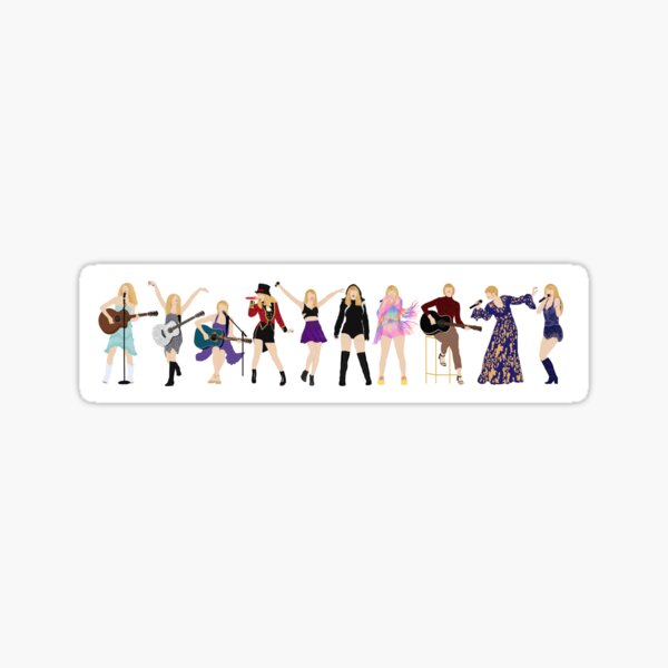 Taylor Swift Discography Sticker