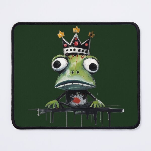 Item preview, Regal Hopper: Pop-Infused Frog with a Crown designed and sold by minjagoods.
