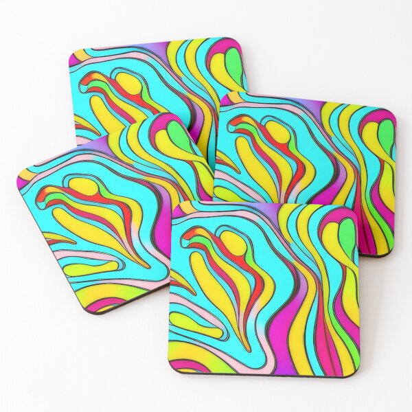 Item preview, Abstract Colorful Psychedlic Pattern  designed and sold by calibrit.