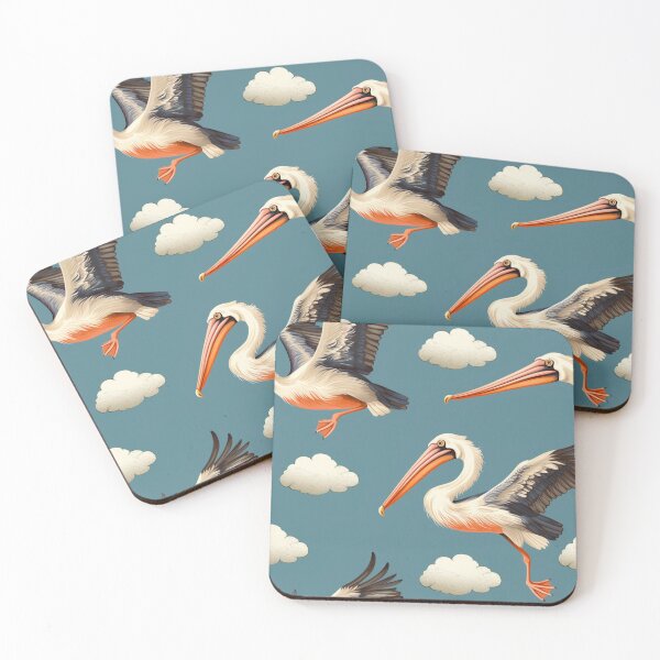 Item preview, The Majestic Pelicans Digital Pattern designed and sold by zolarche.