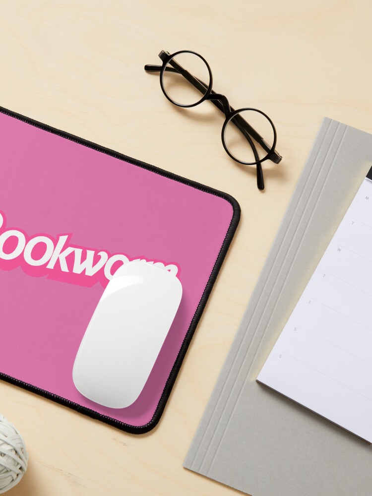 Thumbnail 3 of 5, Mouse Pad, C'mon Bookworm, Let's Go Read designed and sold by 4everYA.