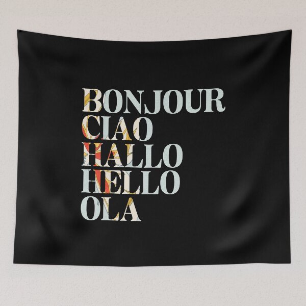 Item preview, Bonjour T Shirt designed and sold by WiseNomad.
