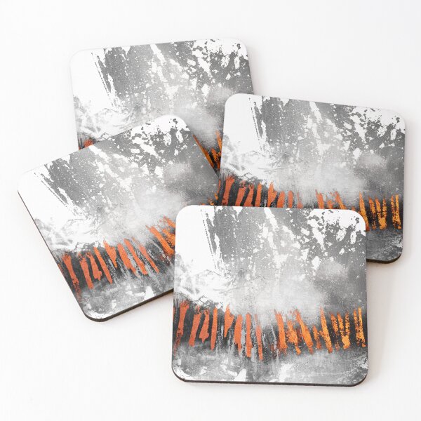 Item preview, Orange gray abstract designed and sold by ElaSzczepaniak.