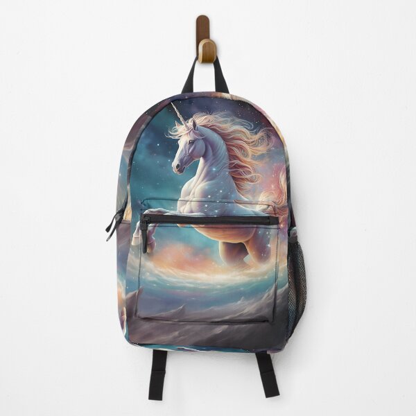 Item preview, Mystical Soar - A Hyper-Detailed Unicorn in Night Sky's Clouds designed and sold by vadimcarazan.