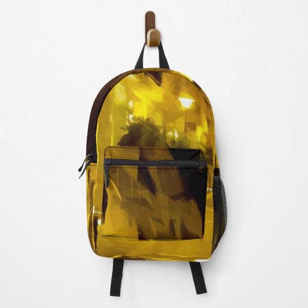 Item preview, Spanish street at night. Image made using triangles. designed and sold by EdgyEdgeArt.