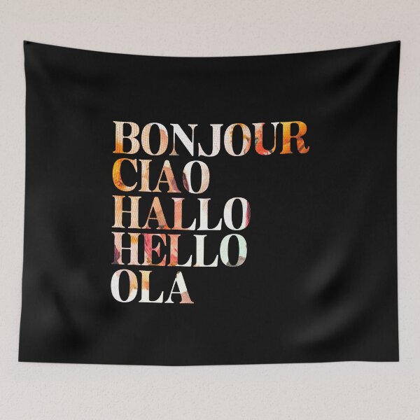 Item preview, Retro Multilingual designed and sold by WiseNomad.