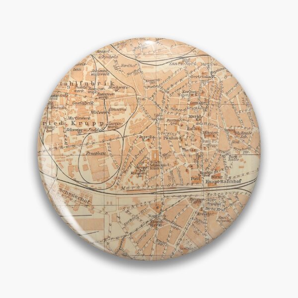 Item preview, Vintage Map of Essen Germany (1925) designed and sold by BravuraMedia.