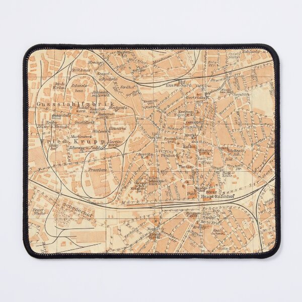 Item preview, Vintage Map of Essen Germany (1925) designed and sold by BravuraMedia.