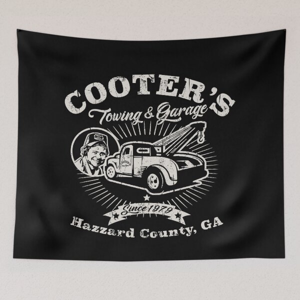 Item preview, Cooter's Towing & Garage Vintage Hazzard County Dks designed and sold by Alema Art.
