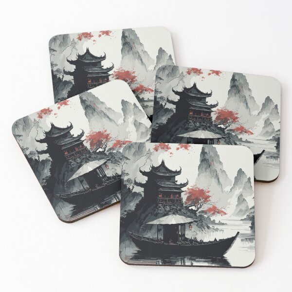 Item preview, Ninh Binh Mountains designed and sold by BeardyD.