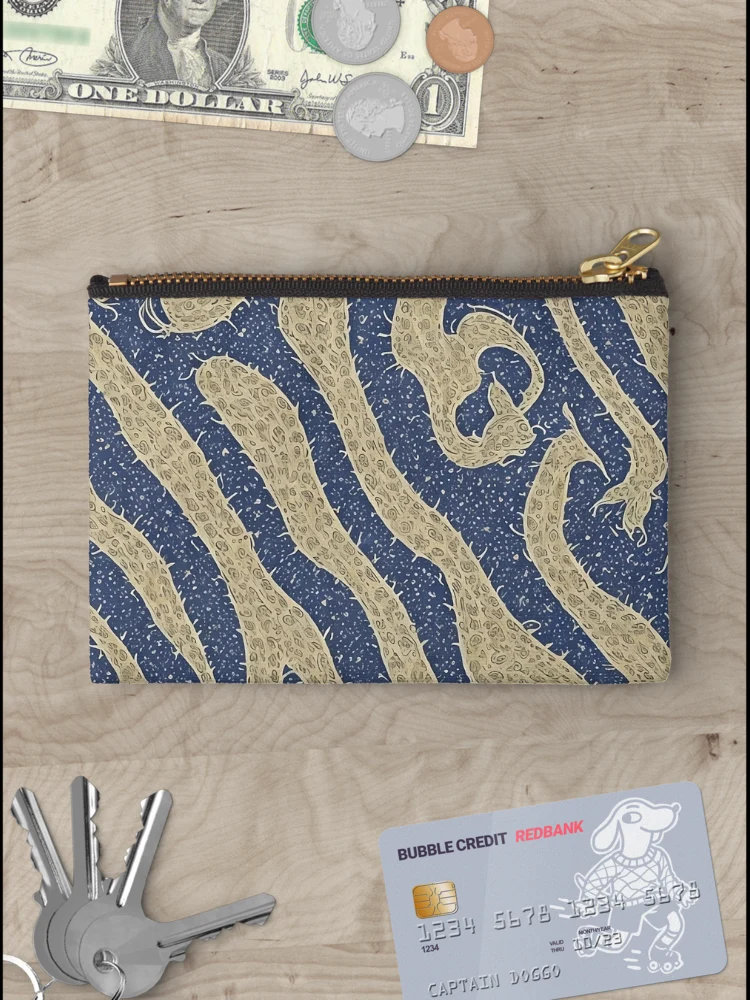 Thumbnail 3 of 4, Zipper Pouch, Abstract cats pattern designed and sold by elearah1.