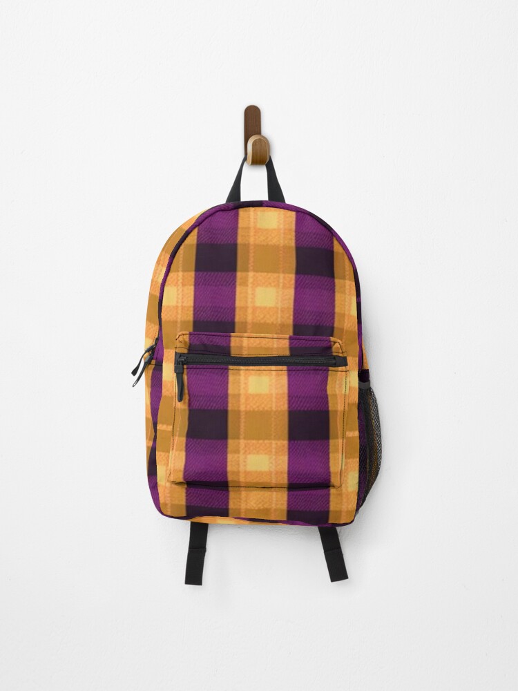 Purple and gold backpack online