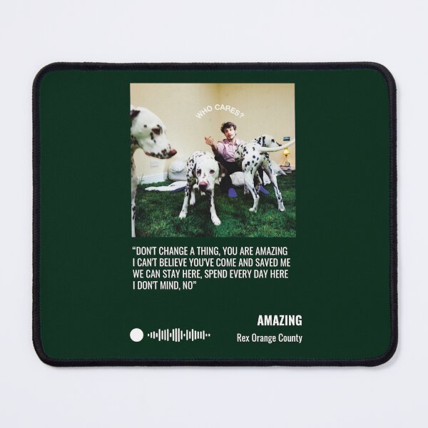 Item preview, Rex Orange County"Amazing" Song Poster designed and sold by MusicDecs.