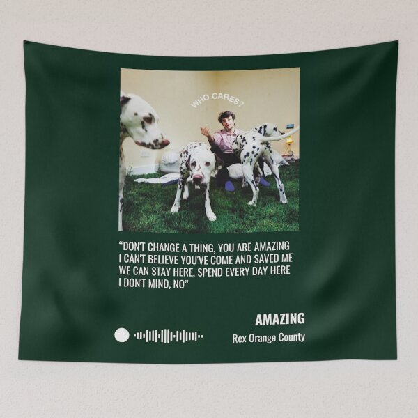 Item preview, Rex Orange County"Amazing" Song Poster designed and sold by MusicDecs.