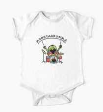 Monster Drummer - Wild Monster plays drums One Piece - Short Sleeve