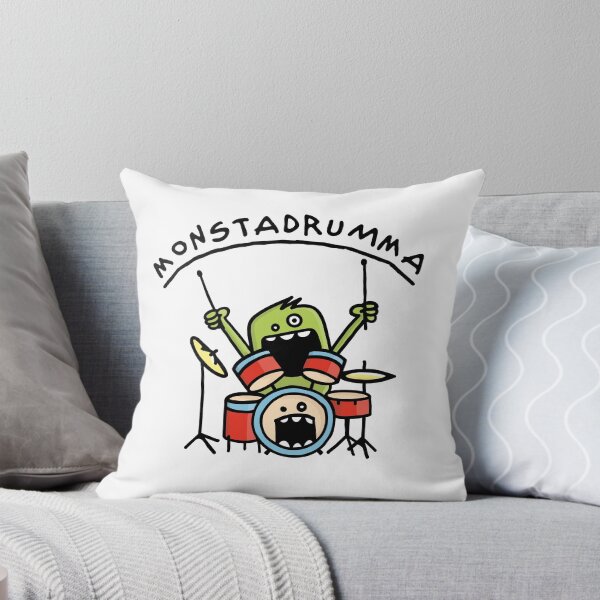Item preview, Monster Drummer - Wild Monster plays drums designed and sold by chrisbears.