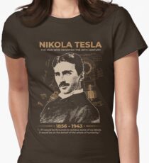 Nikola Tesla Women's Fitted T-Shirt