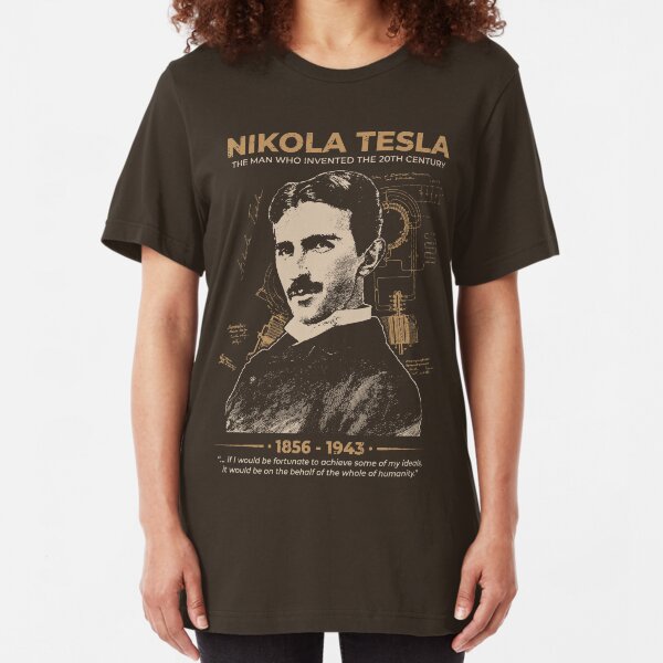 Nikola Tesla Slim Fit T-Shirt