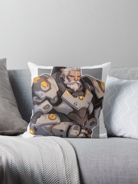 Cute Reinhardt Pillow for Sale by SchellStation