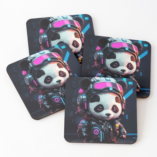 Item preview, panda in headphones realistic style  designed and sold by melyD74.