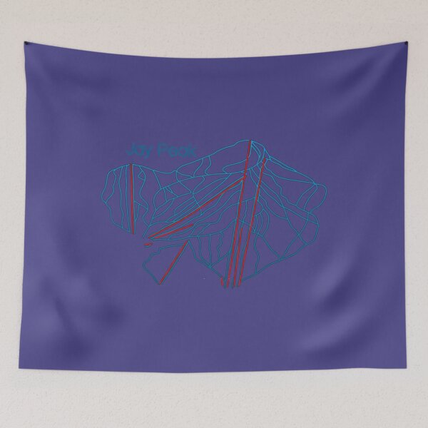 Item preview, Jay Peak Trail Map Art Print 	 designed and sold by trxrldiuec81.