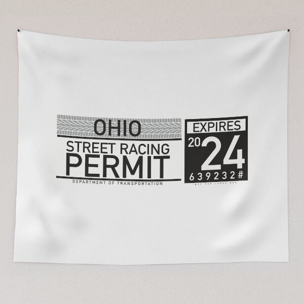 Item preview, OHIO street Racing “permit” club designed and sold by Bjammer.