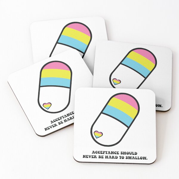 Item preview, Pan Pride Pill (black text) designed and sold by WatchersWanted.