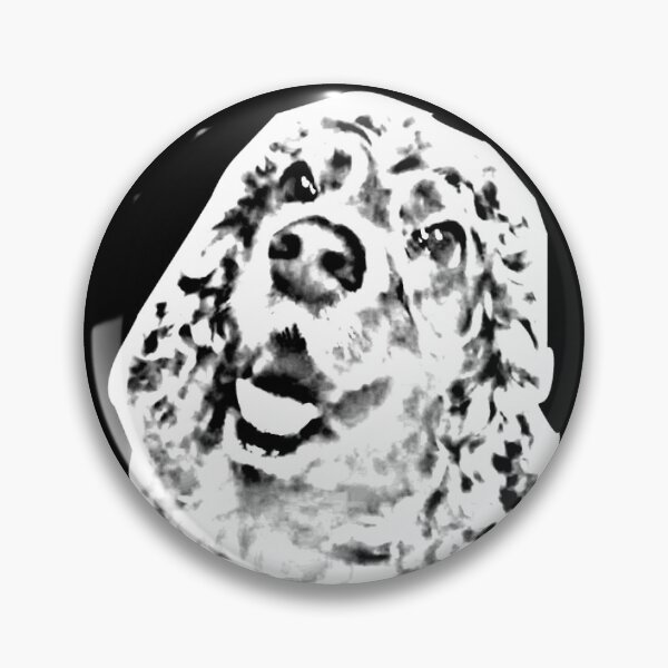 Item preview, CUTE PERSONALIZED PUPPY IN BLACK AND WHITE designed and sold by Memories-in-Pet.