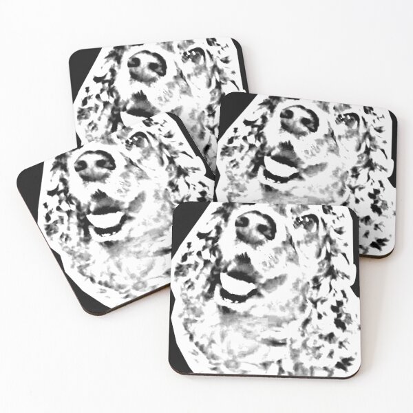Item preview, CUTE PERSONALIZED PUPPY IN BLACK AND WHITE designed and sold by Memories-in-Pet.