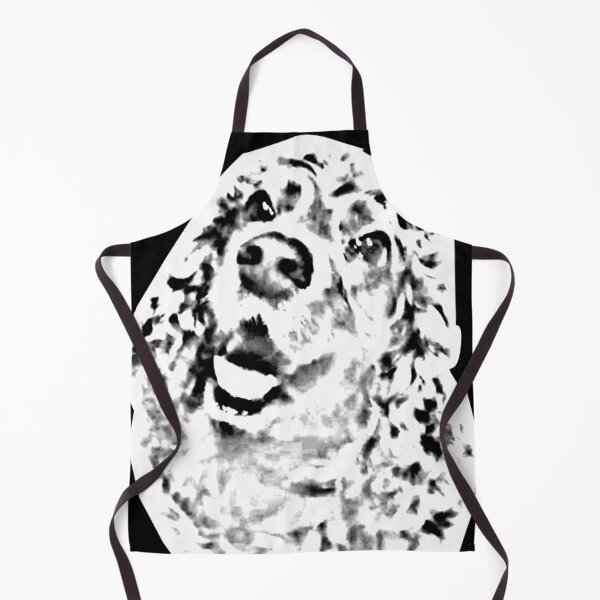 Item preview, CUTE PERSONALIZED PUPPY IN BLACK AND WHITE designed and sold by Memories-in-Pet.