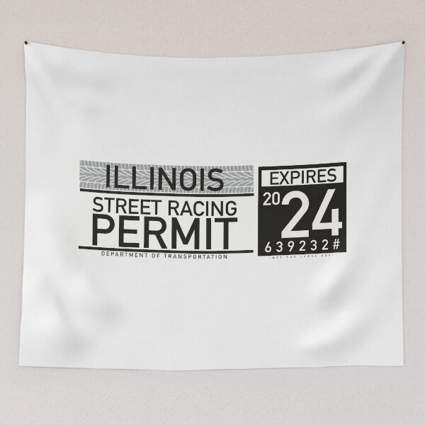 Item preview, Illinois Street Racing “permit” Club designed and sold by Bjammer.