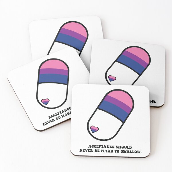Item preview, Bi Pride Pill (black text) designed and sold by WatchersWanted.