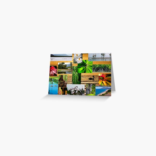 Colourful Cairns college nature Greeting Card