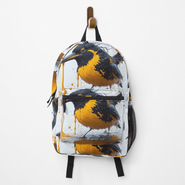 Artikelvorschau, Oriole Bird Splash Art Painting Design Druck entworfen und verkauft von randomtdesigns.