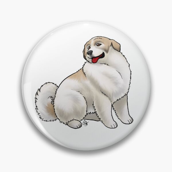 Item preview, Pyrenean Mountain Dog - Badger designed and sold by Jennifer Stolzer.