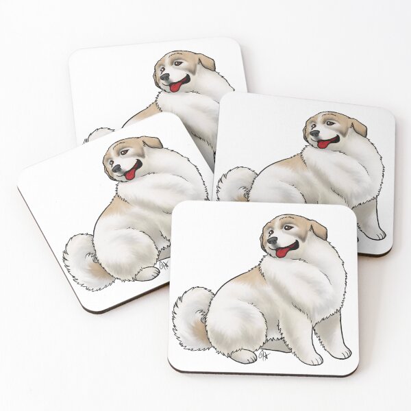 Item preview, Pyrenean Mountain Dog - Badger designed and sold by Jennifer Stolzer.