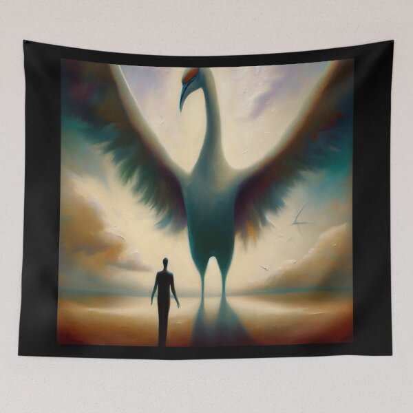 Item preview, Spirit Animal Crane 1 designed and sold by CrankyOldDude.