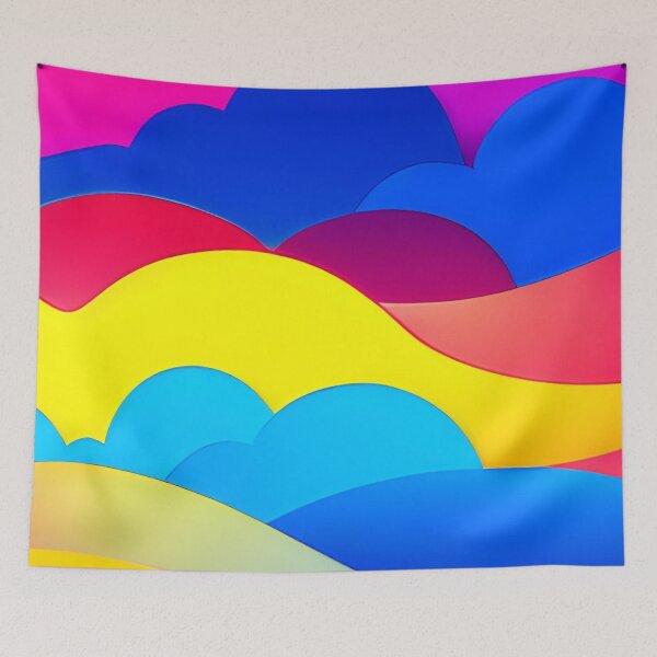 Item preview, Abstract Colorful Cloud Sunset Pattern designed and sold by calibrit.