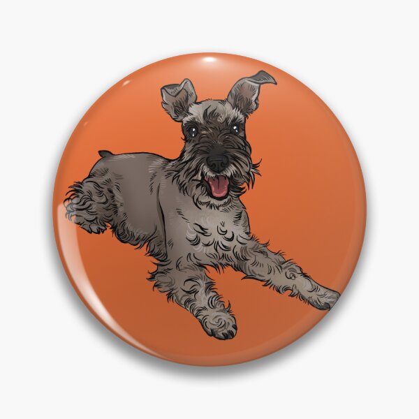 Item preview, Schnauzer laying down Orange designed and sold by Petcetera.