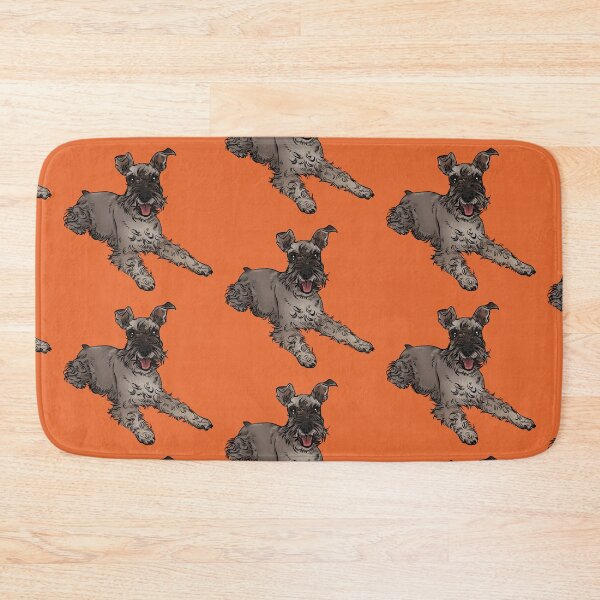 Item preview, Schnauzer laying down Orange designed and sold by Petcetera.