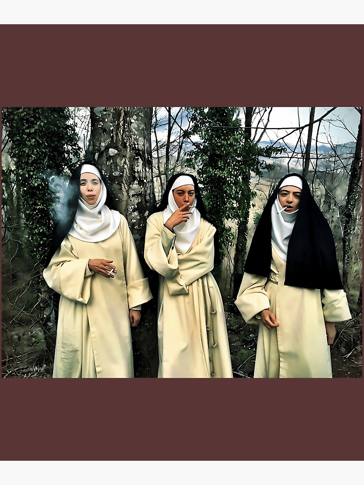 Smoking Nuns | Greeting Card