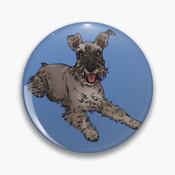 Item preview, Schnauzer laying down Blue designed and sold by Petcetera.