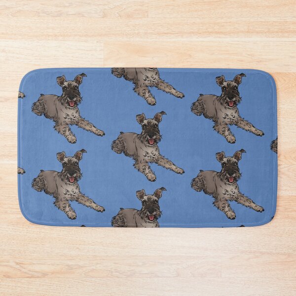 Item preview, Schnauzer laying down Blue designed and sold by Petcetera.